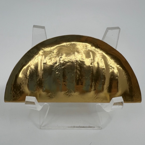 Vintage Beth Schwartz Golden Dumpling/Pierogi/Knish/Taco/Empanada Pin/Brooch - Picture 14 of 16